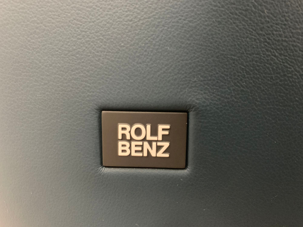 Rolf Benz - Sofa - 004Vida  - Leder petrol - sofort verfügbar