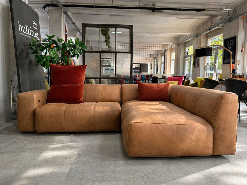 Bullfrog - Sofa - 1001 Camp - Leder braun