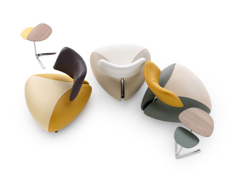 Leolux - Sessel - Pallone - Leder beige - konfigurierbar