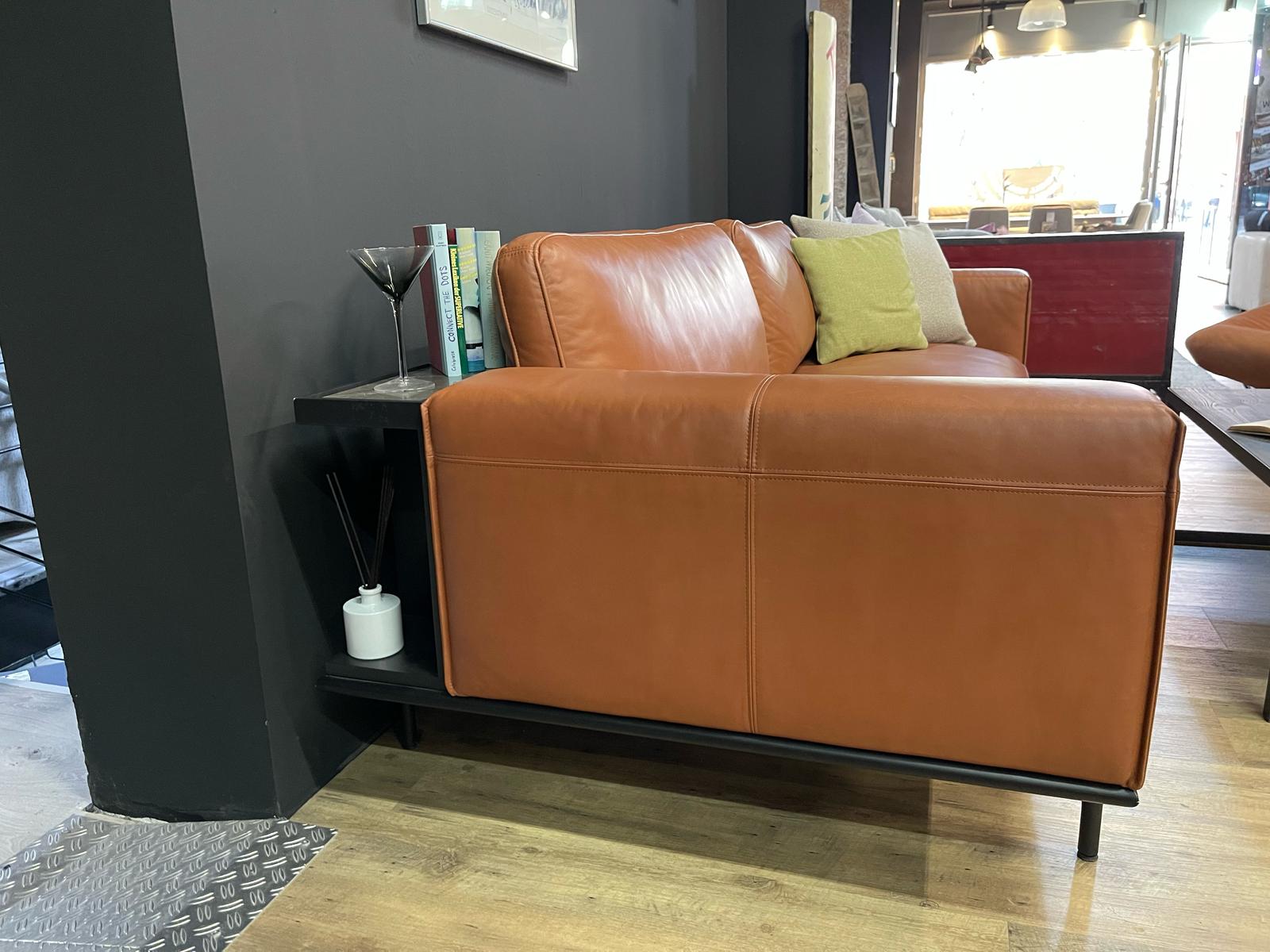 Rolf Benz - Sofa - RB 535 LIV - Leder braun  - sofort verfügbar