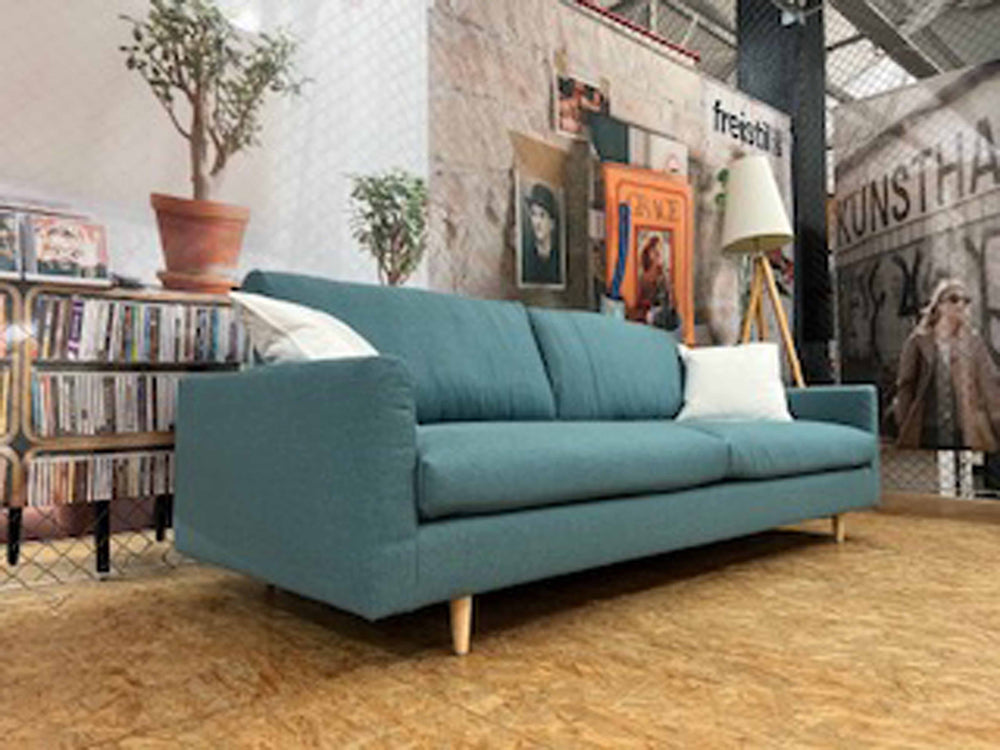 freistil - Sofa - freistil 134 - Stoff blau - konfigurierbar
