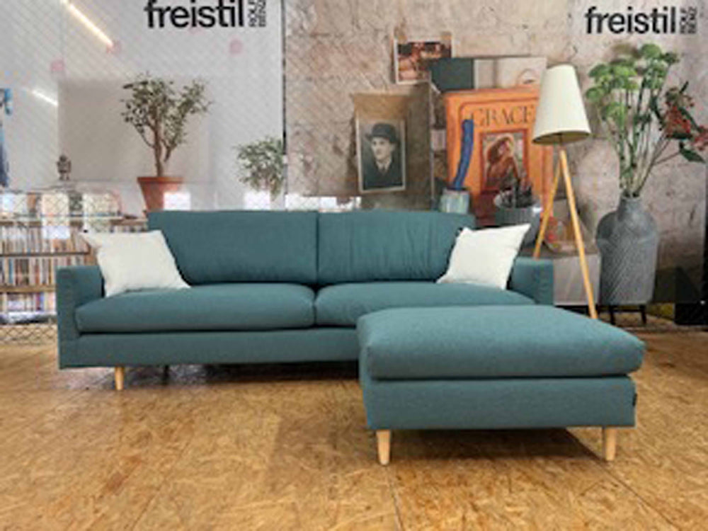 freistil - Sofa - freistil 134 - Stoff blau - konfigurierbar