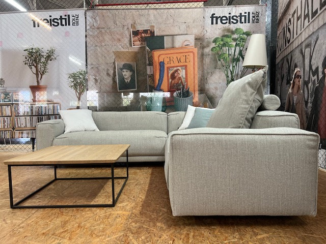 freistil - Sofa - freistil 136 - Stoff grau - konfigurierbar