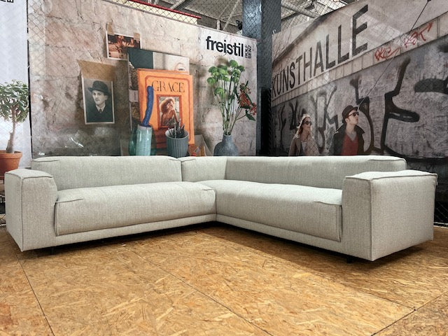 freistil - Sofa - freistil 136 - Stoff grau - konfigurierbar