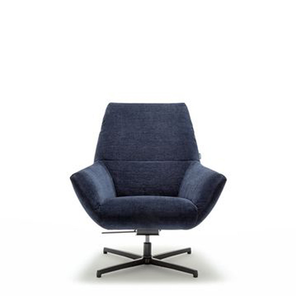 freistil - Sessel - freistil 145 - Stoff blau - konfigurierbar