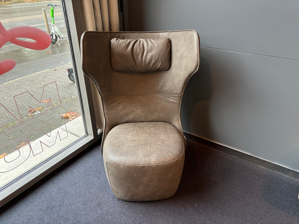 freistil - Sessel & Hocker - freistil 149 - Leder grau - sofort verfügbar