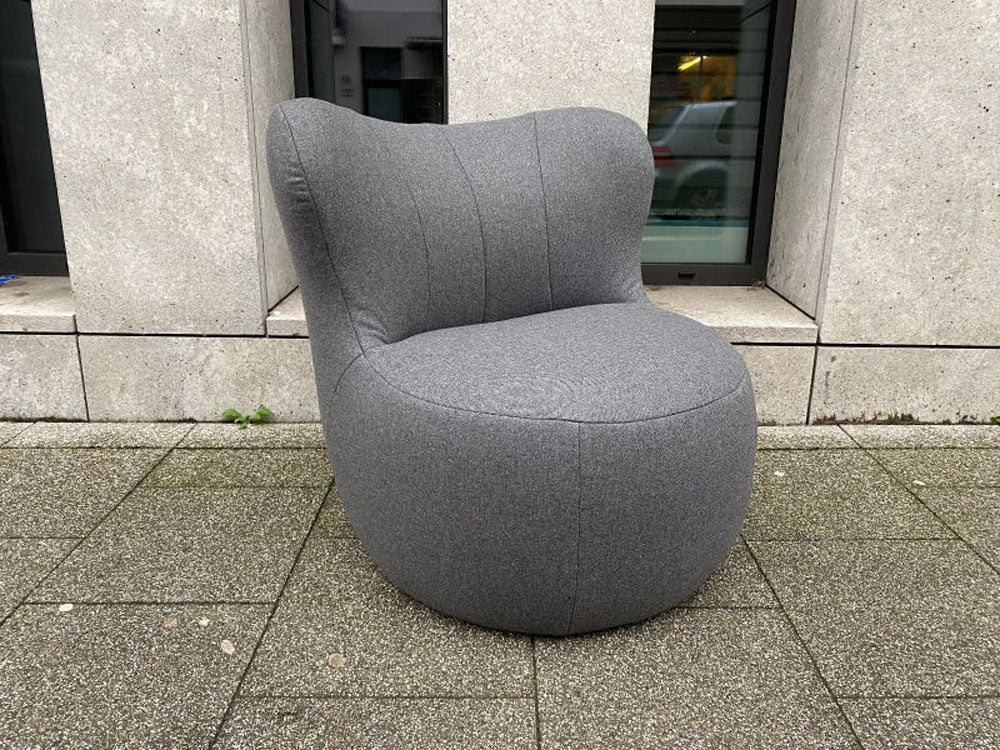 freistil - Sessel - freistil 173 - Stoff grau - konfigurierbar
