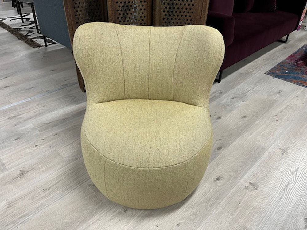 freistil - Sessel - freistil 173 - Stoff gelb - konfigurierbar