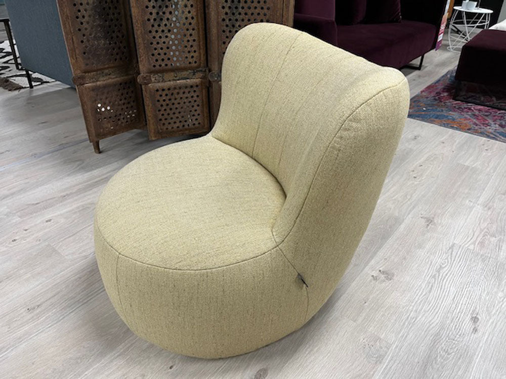 freistil - Sessel - freistil 173 - Stoff gelb - konfigurierbar
