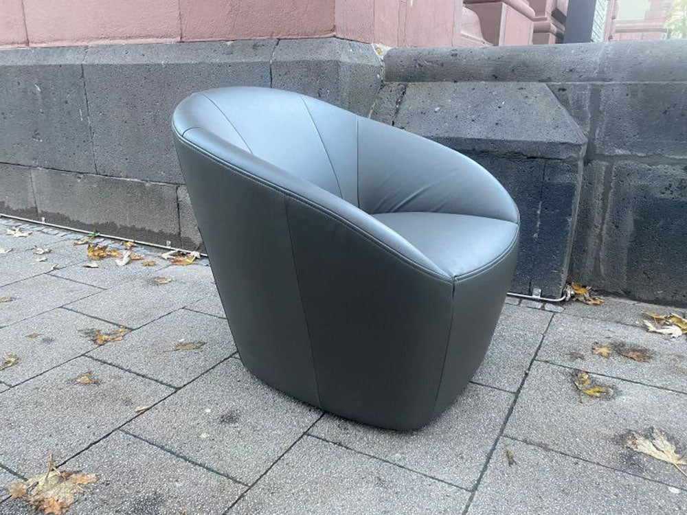 freistil - Sessel - freistil 178 - Leder grau - sofort verfügbar