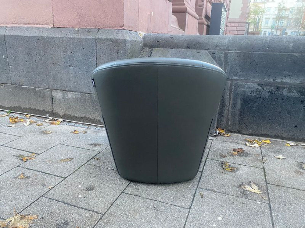 freistil - Sessel - freistil 178 - Leder grau - sofort verfügbar
