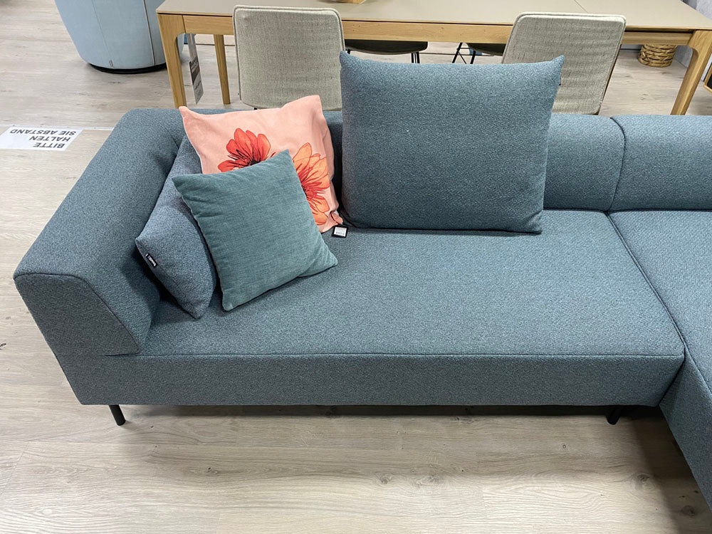 freistil - Sofa - freistil 185 - Stoff blau - sofort verfügbar