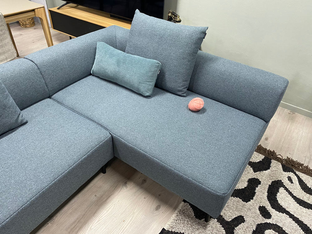 freistil - Sofa - freistil 185 - Stoff blau - sofort verfügbar