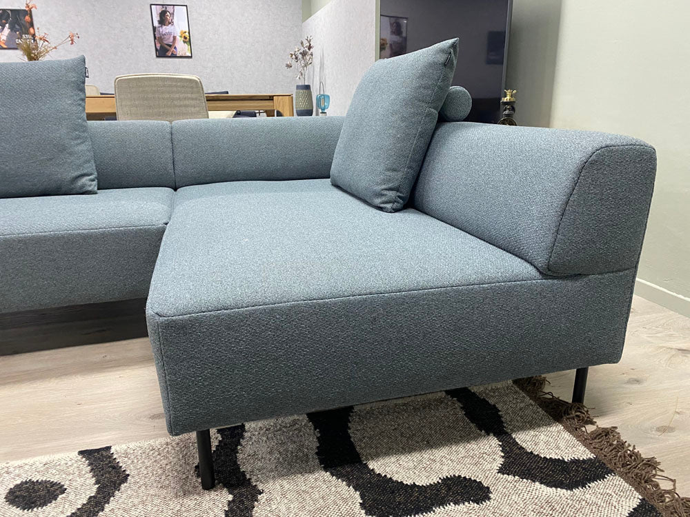 freistil - Sofa - freistil 185 - Stoff blau - sofort verfügbar