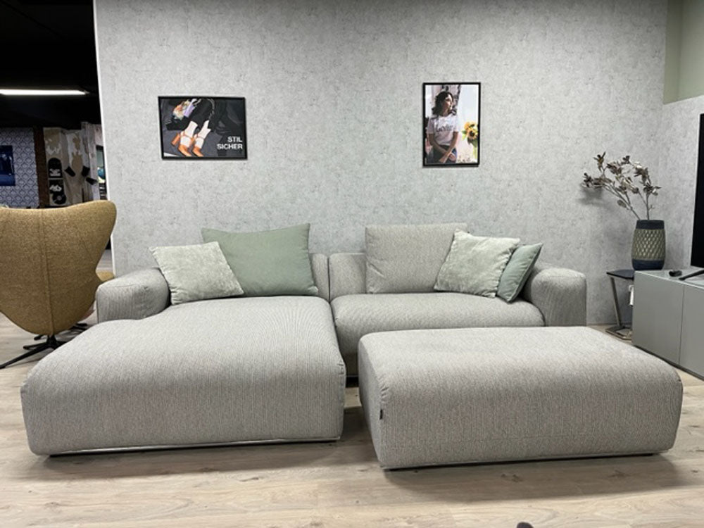 freistil - Sofa - freistil 187 - Stoff grau - konfigurierbar