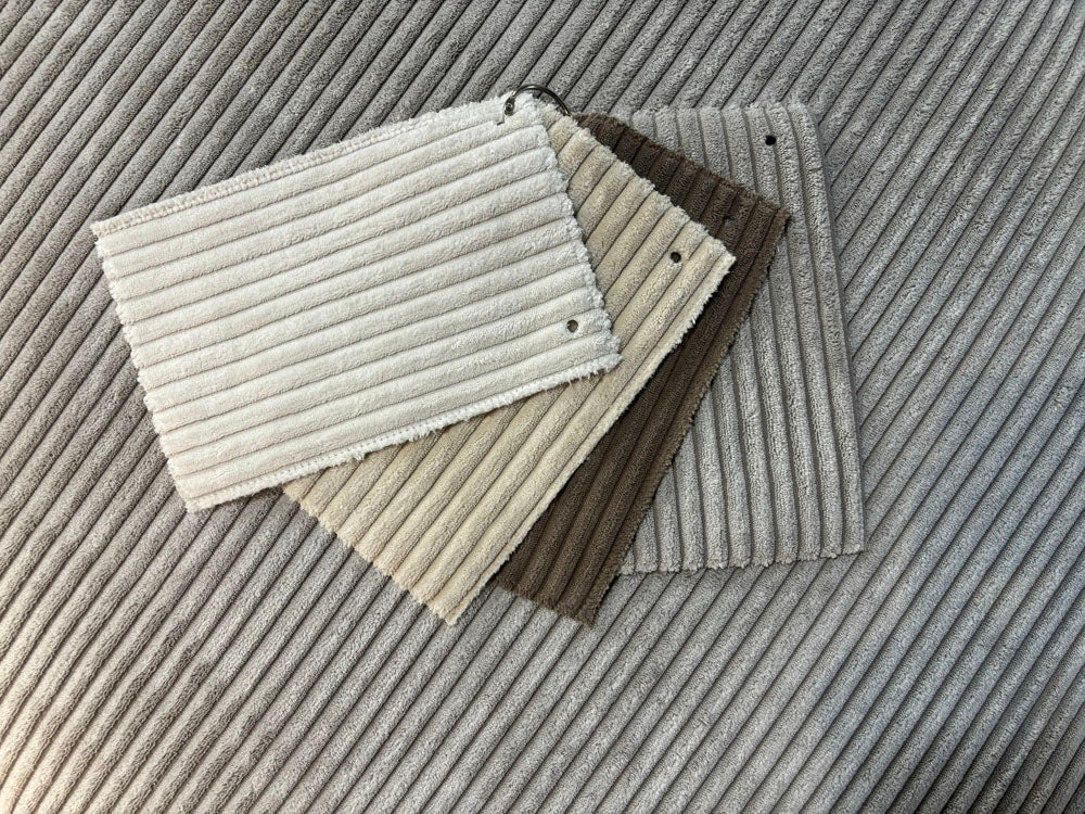 freistil - Sofa - freistil 187 - Stoff weiß Cord - konfigurierbar