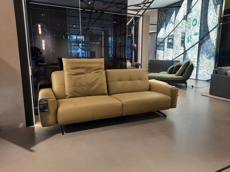 Rolf Benz - Sofa - RB 50 - Leder grün - sofort verfügbar