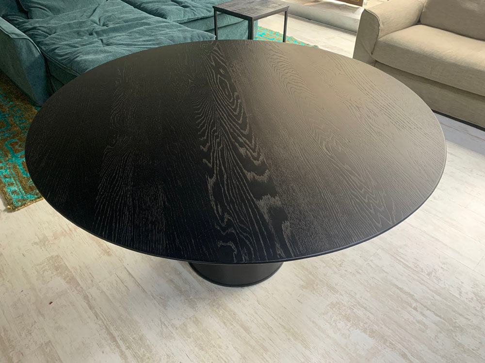Rolf Benz - Esstisch rund - RB 8950 - Holz schwarz - sofort verfügbar