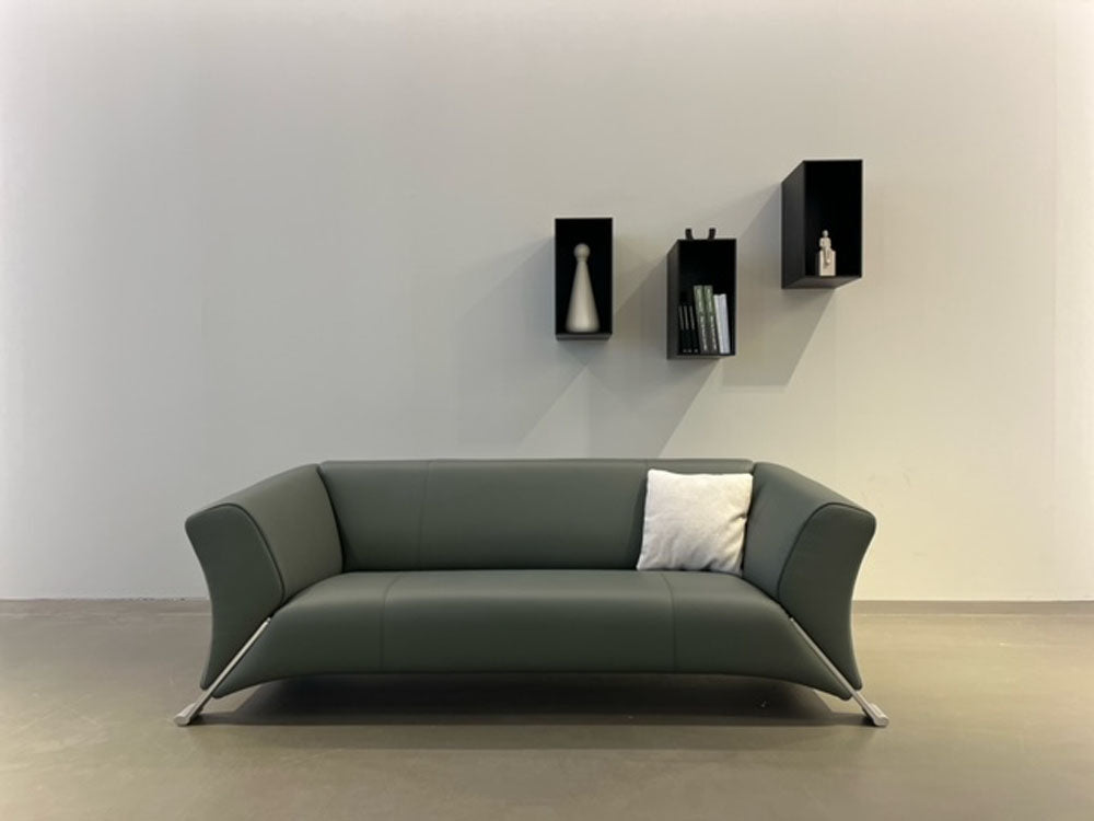 Rolf Benz - Sofa - RB 322 - Leder grün - konfigurierbar