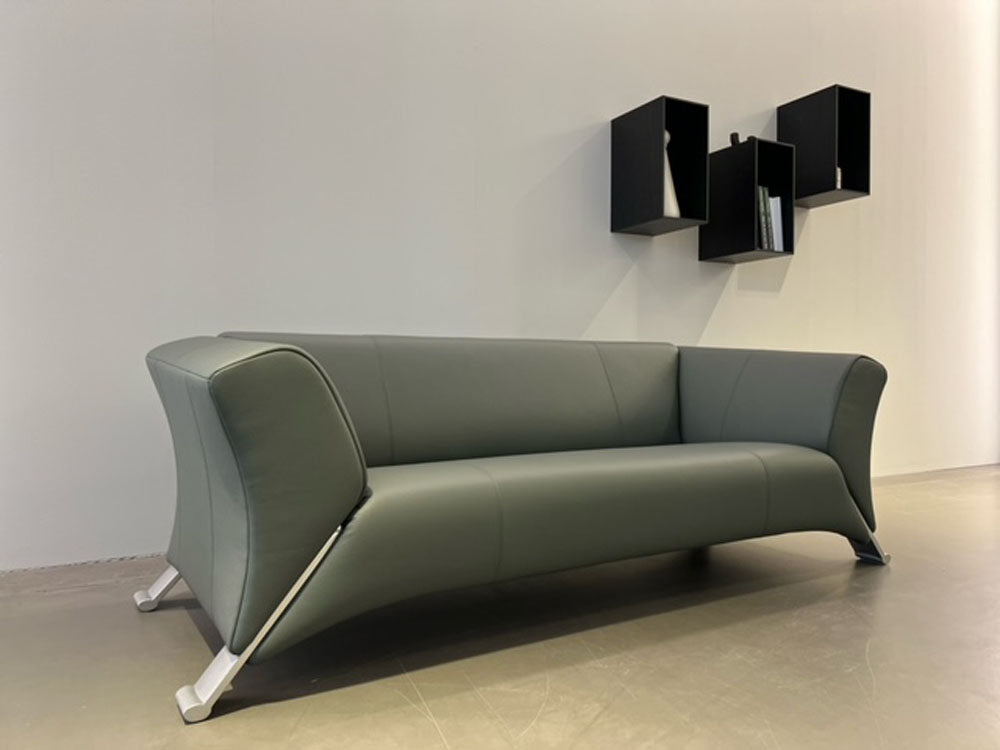 Rolf Benz - Sofa - RB 322 - Leder grün - konfigurierbar