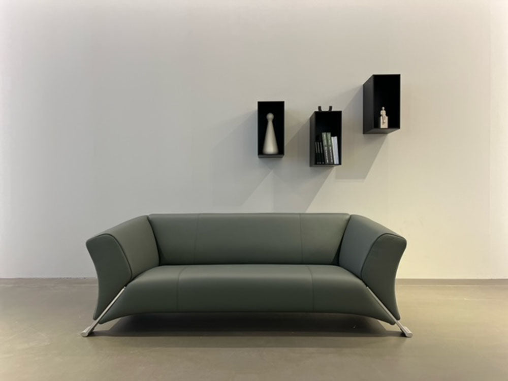 Rolf Benz - Sofa - RB 322 - Leder grün - konfigurierbar