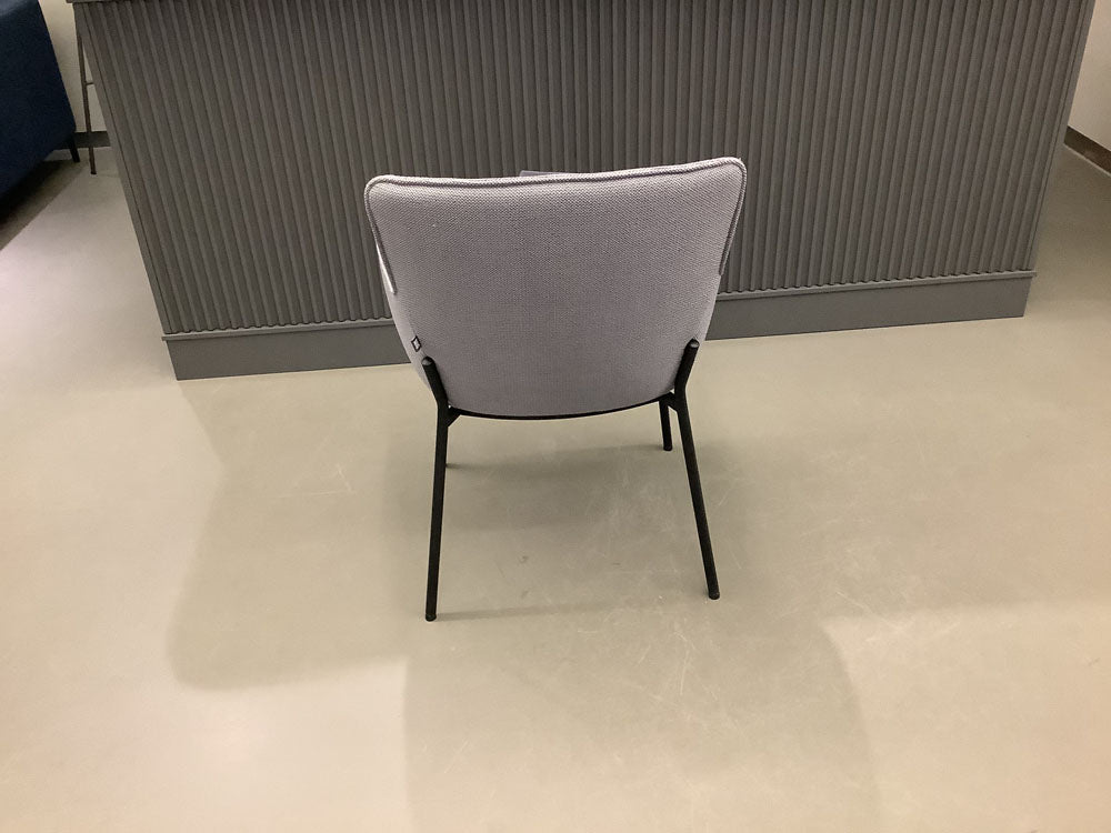 Rolf Benz - Stuhl- RB  655 - Stoff grau - konfigurierbar