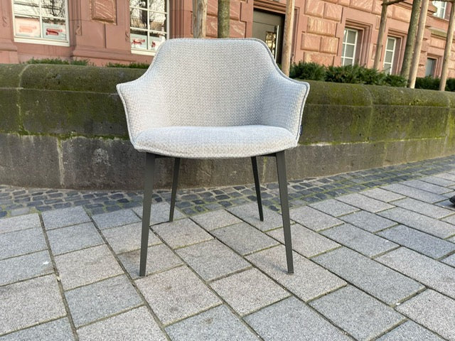 Mobliberica - Stuhl 4er-Set - Kedua - Stoff grau - sofort verfügbar