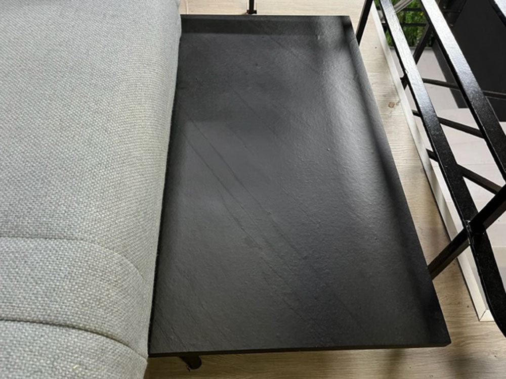 Rolf Benz - Sofa - RB 388 Aura - Stoff blau - sofort verfügbar