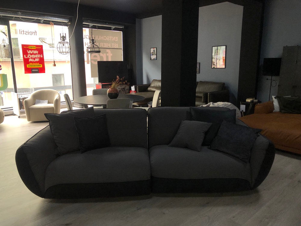 Be Type - Sofa - Be Chilled - Stoff/Leder grau - sofort verfügbar