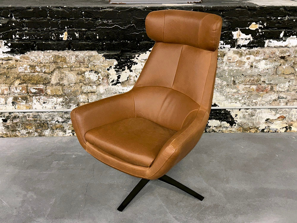 Be Type - Sessel - Be Organic - Leder braun - konfigurierbar