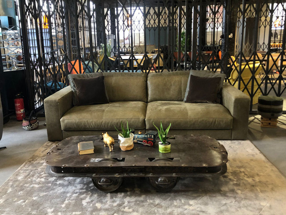 Be Type - Sofa - Be Sensual - Leder Grün - konfigurierbar