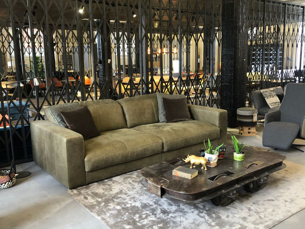Be Type - Sofa - Be Sensual - Leder Grün - konfigurierbar