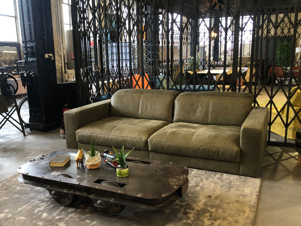 Be Type - Sofa - Be Sensual - Leder Grün - konfigurierbar