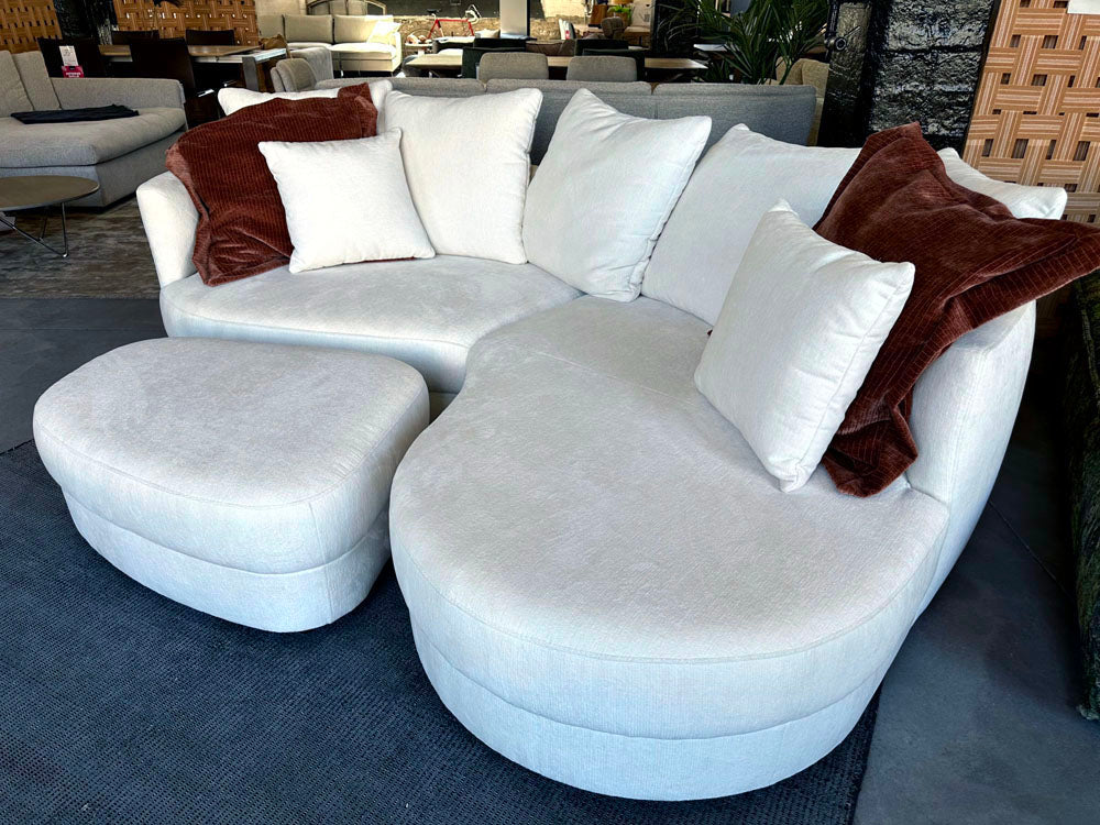 Pro Seda - Sofa - Cintra  - Stoff weiß - sofort verfügbar
