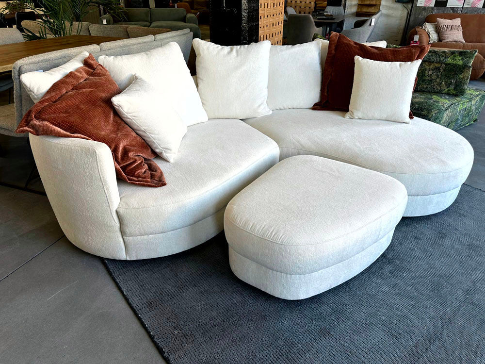 Pro Seda - Sofa - Cintra  - Stoff weiß - sofort verfügbar