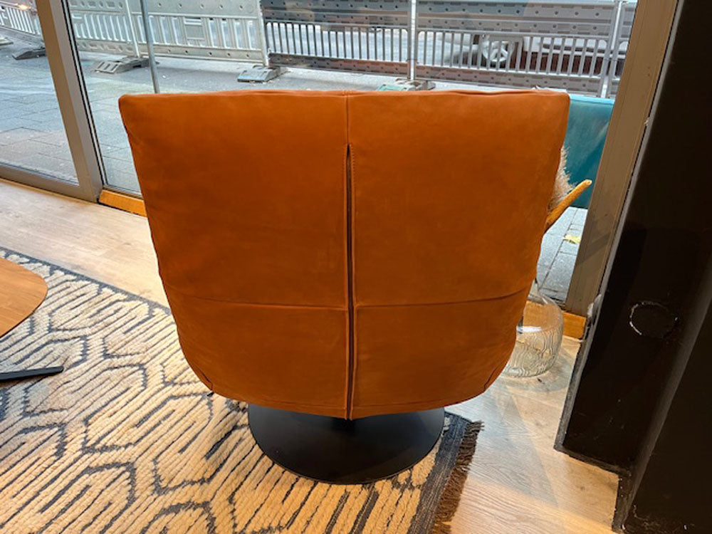 Bullfrog - Sessel - 0620 Bowl - Leder orange - sofort verfügbar