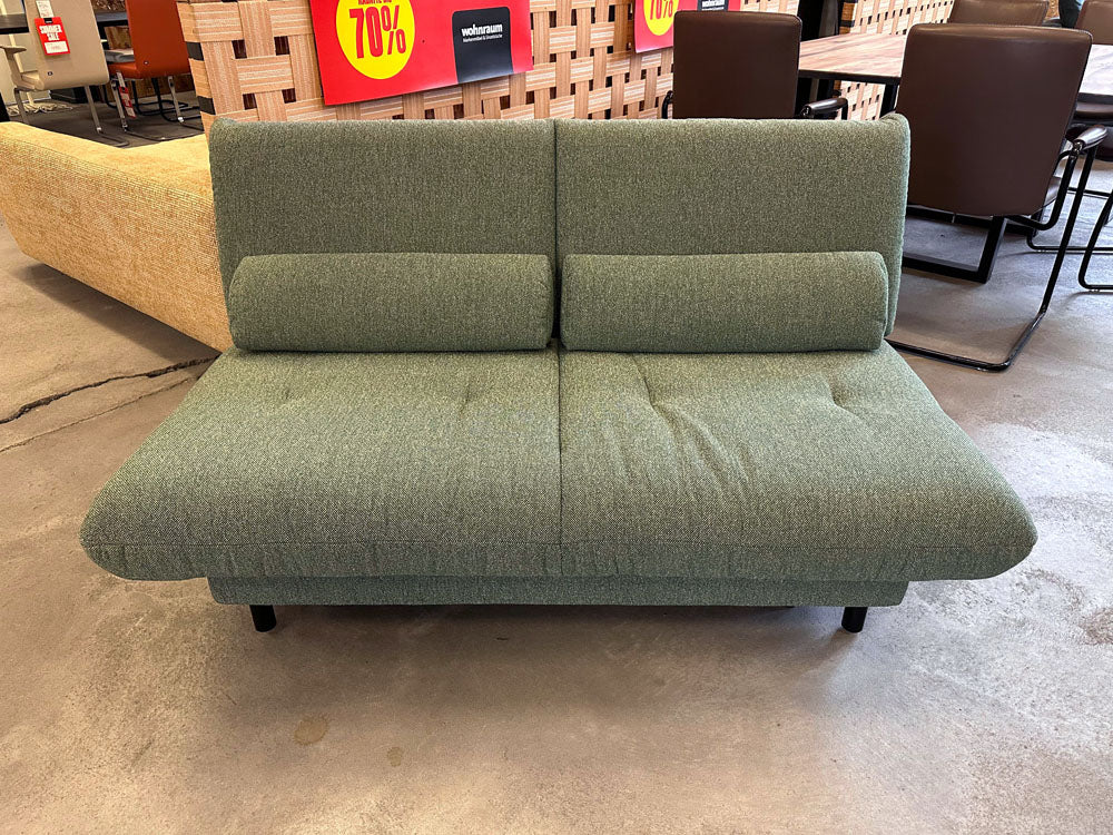 Brühl - Schlafsofa - Quint - Stoff grün - sofort verfügbar