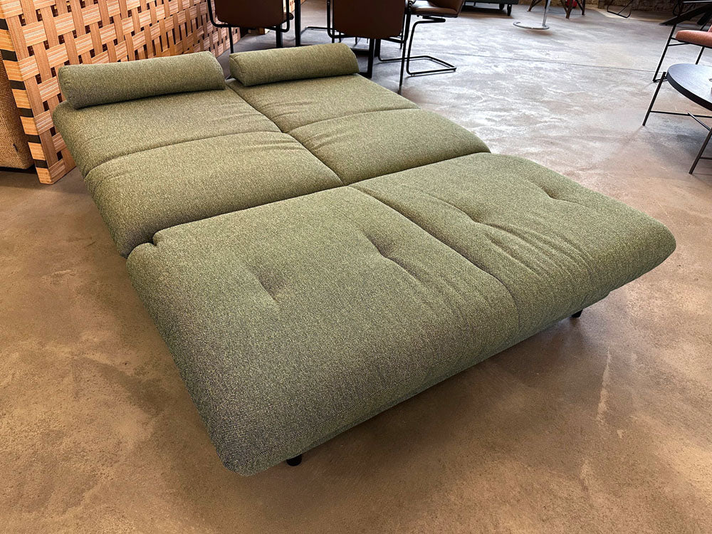 Brühl - Schlafsofa - Quint - Stoff grün - sofort verfügbar
