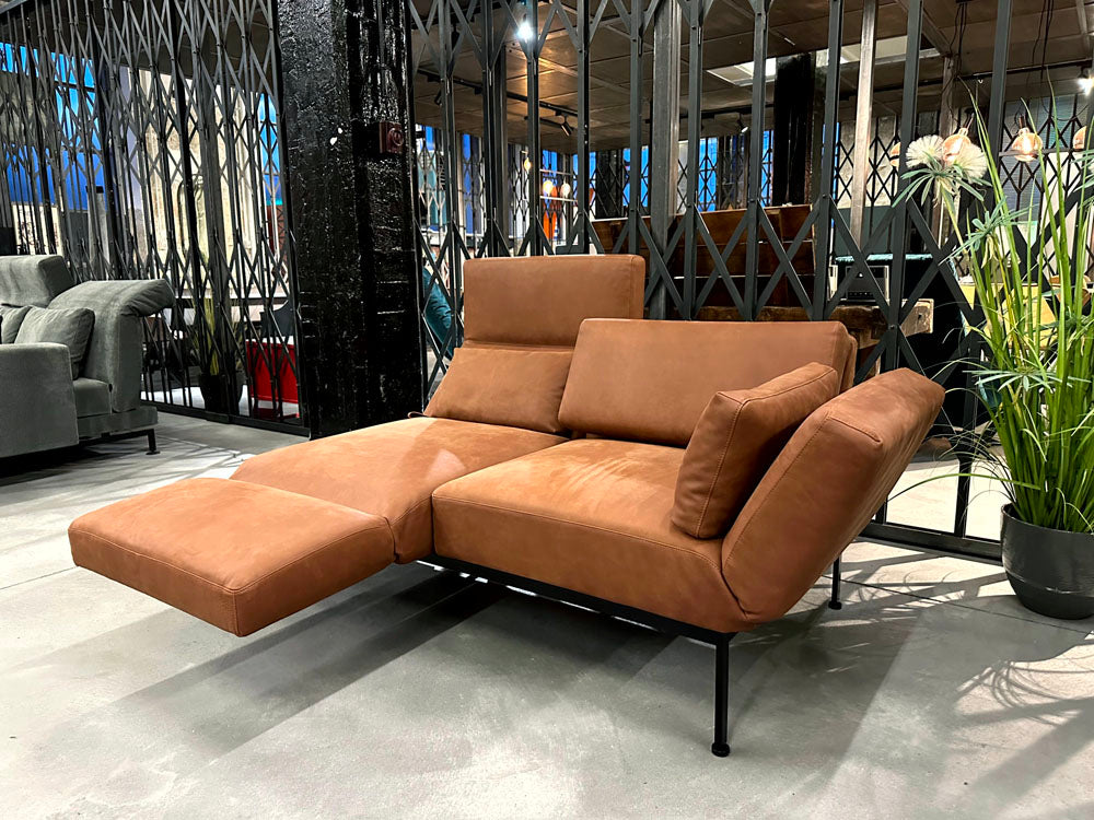 Brühl - Sofa - Roro spring - Leder braun - konfigurierbar