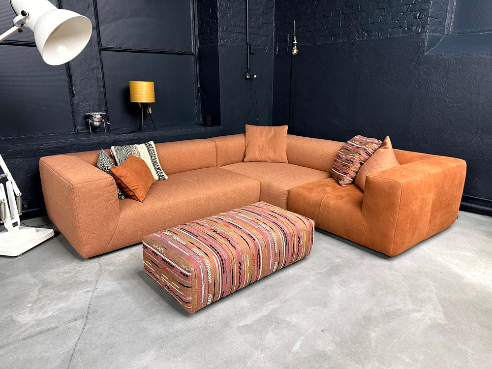 Bullfrog - Sofa - 0321 Sphinx - Stoff Leder terracotta - sofort verfügbar