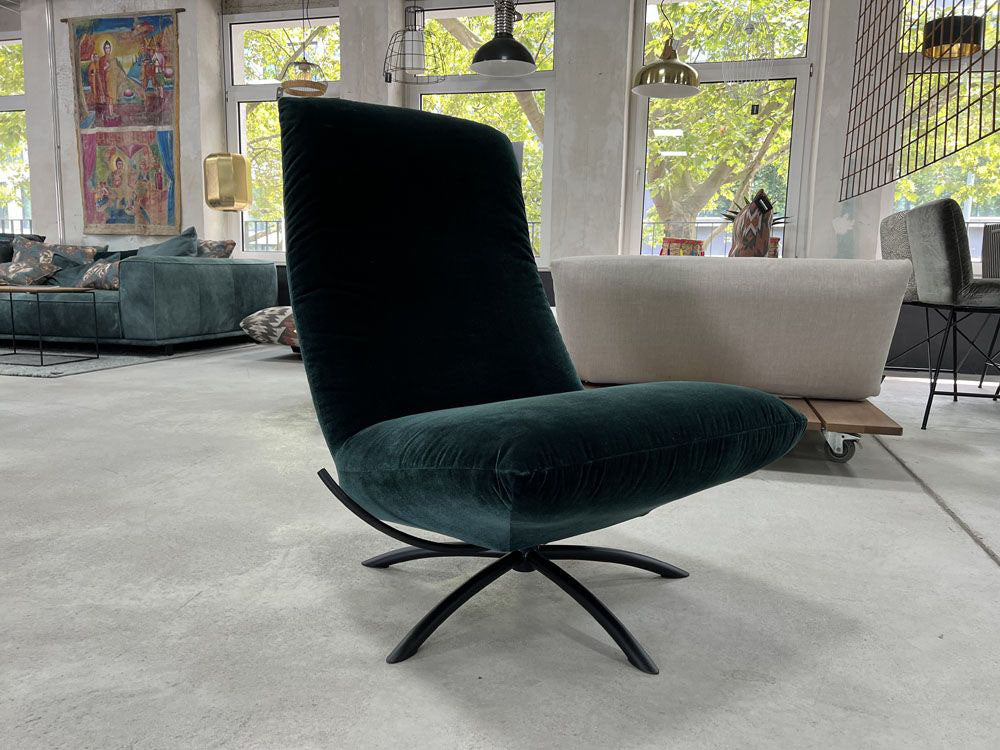 Bullfrog - Relax-Outdoor-Sessel - OD 0520 Panda - Stoff petrol - sofort verfügbar