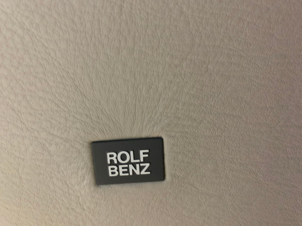 Rolf Benz - Sofa - RB 009 Cara  - Leder creme - sofort verfügbar