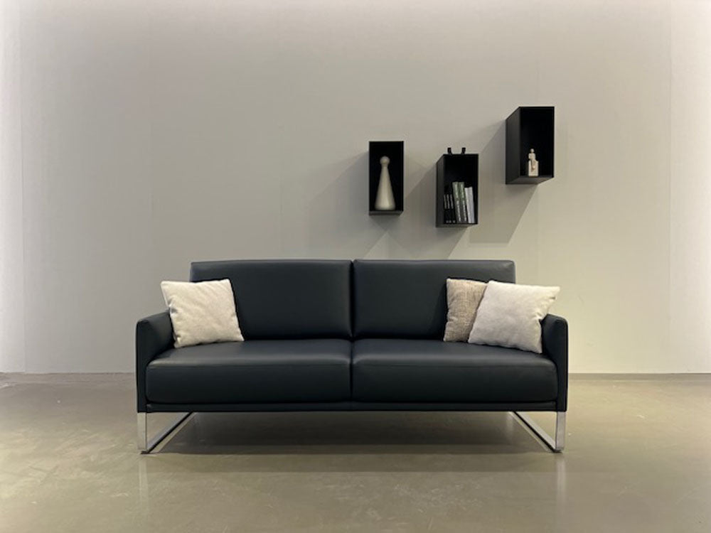 Rolf Benz - Sofa - RB Cara - Leder blau - konfigurierbar