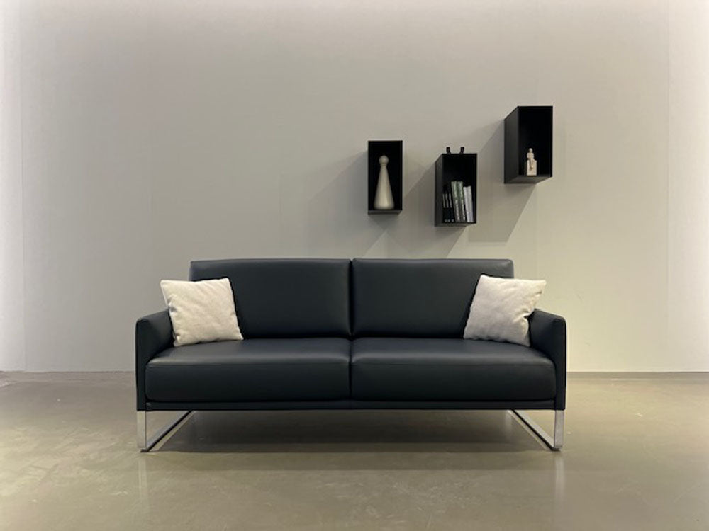 Rolf Benz - Sofa - RB Cara - Leder blau - konfigurierbar