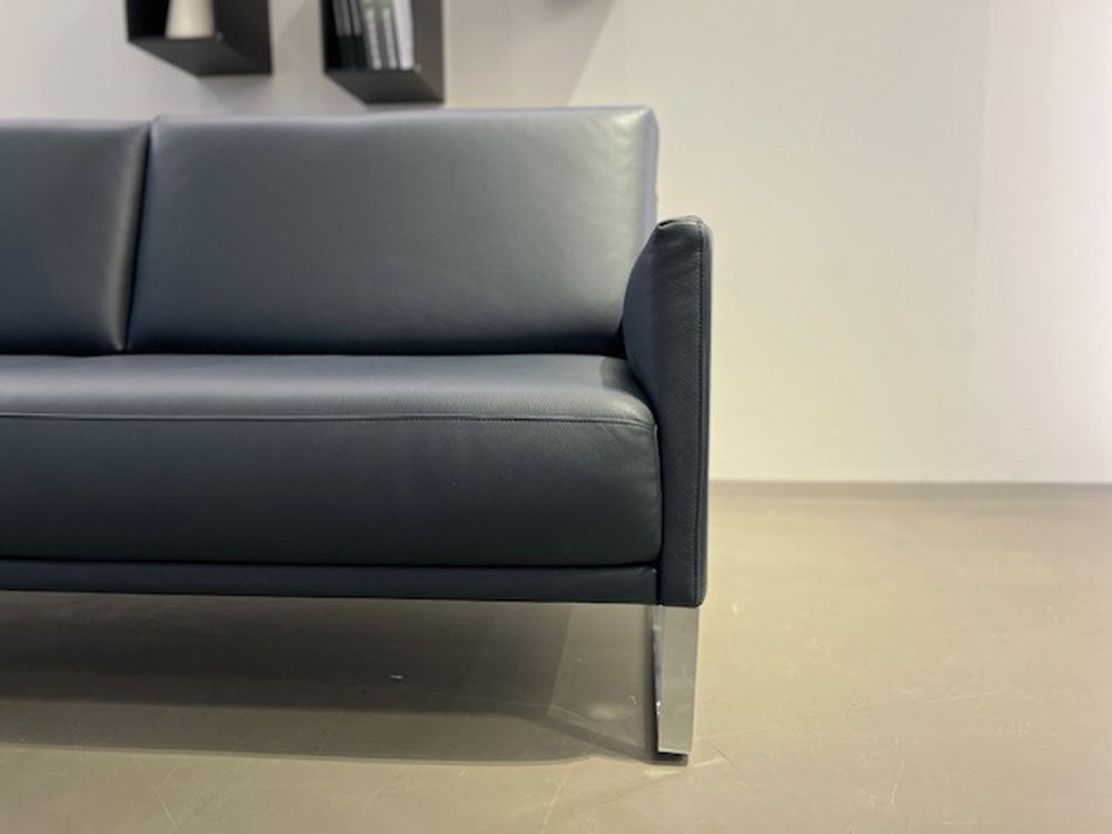 Rolf Benz - Sofa - RB Cara - Leder blau - konfigurierbar