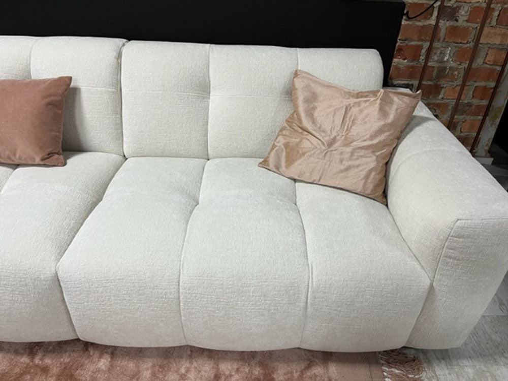 Furninova - Sofa - Chess - Stoff cream - sofort verfügbar