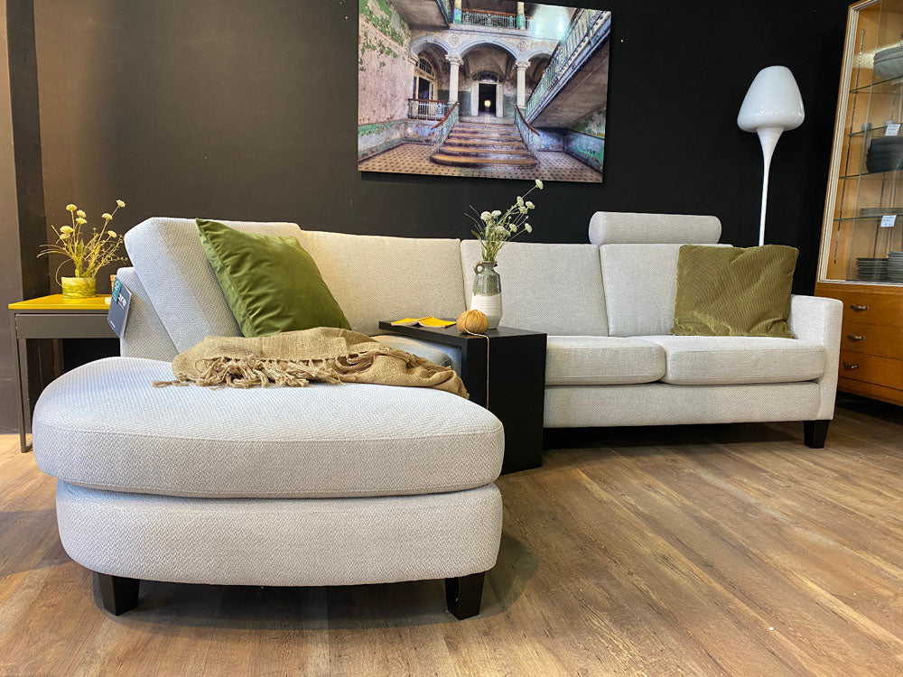 Furninova - Sofa - Coffee Day - Stoff grau - sofort verfügbar