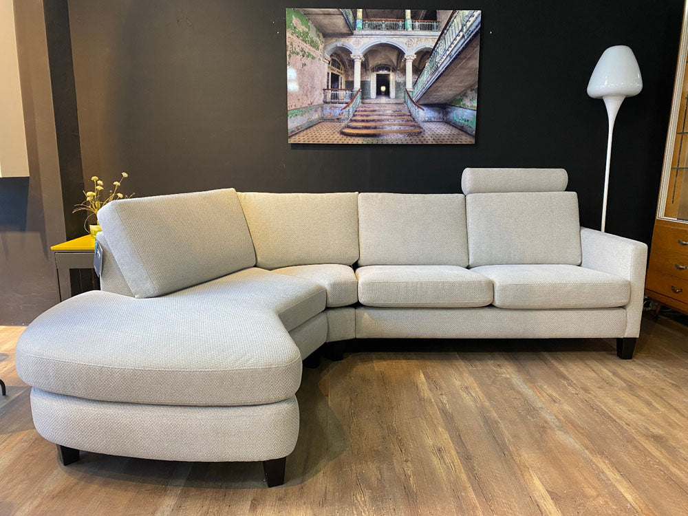 Furninova - Sofa - Coffee Day - Stoff grau - sofort verfügbar