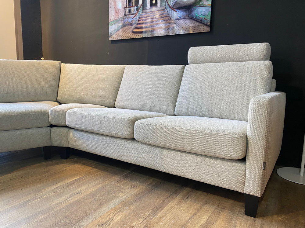 Furninova - Sofa - Coffee Day - Stoff grau - sofort verfügbar