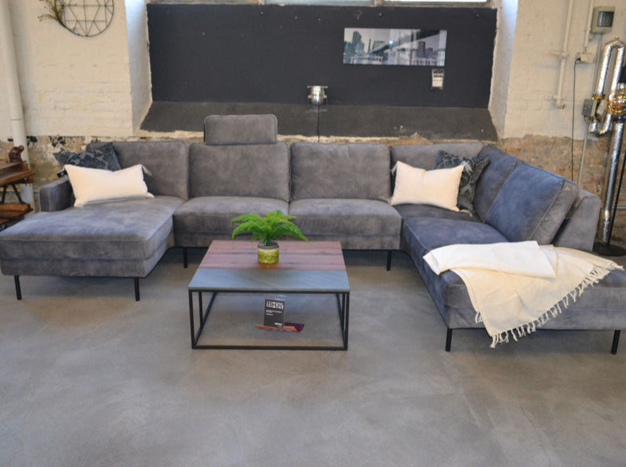 Pro Seda - Sofa - View - Stoff grau - sofort verfügbar